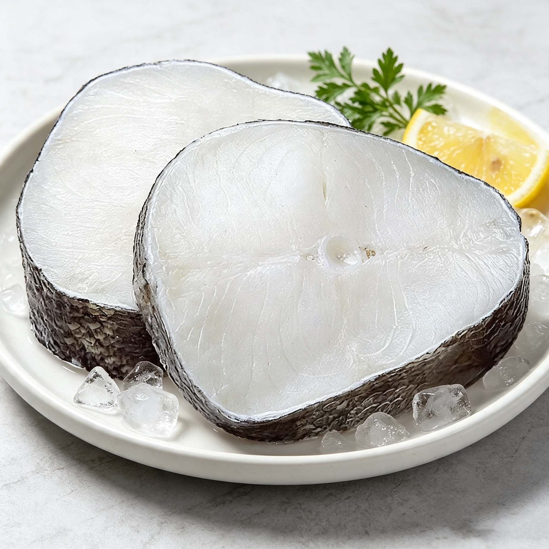 Frozen Round Cut Cod Steak